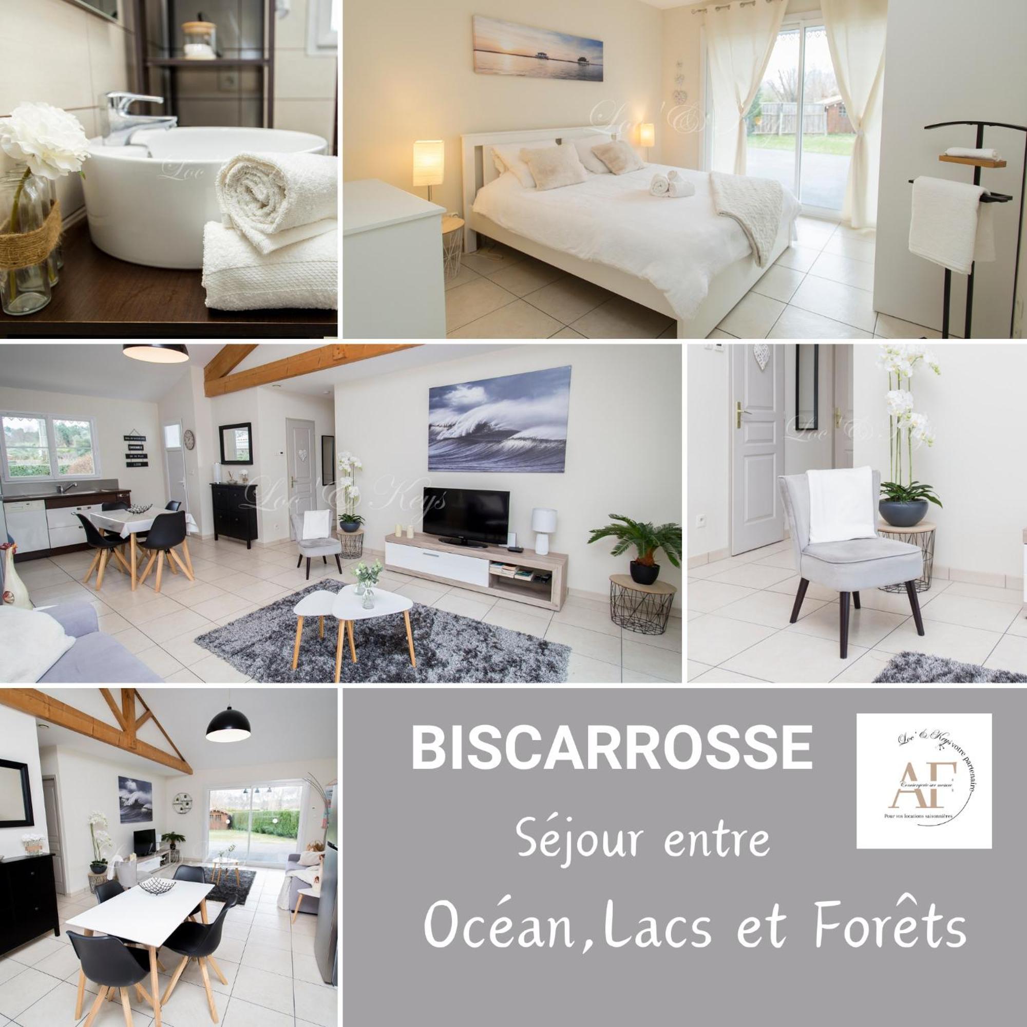 Ravissante Maison Cosy 4* Biscarrosse Proche Lac Kültér fotó
