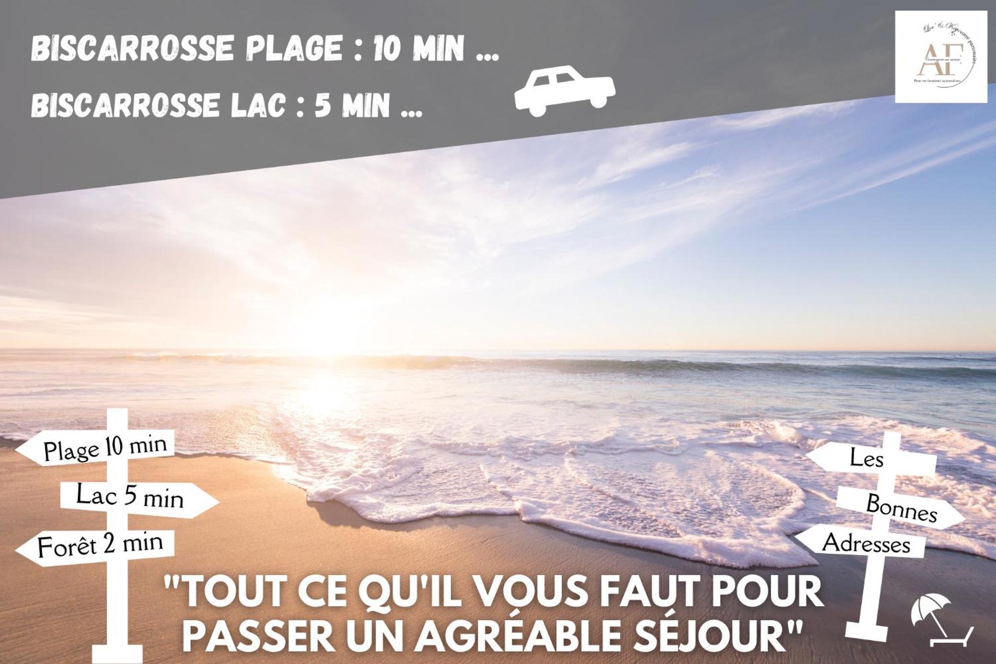 Ravissante Maison Cosy 4* Biscarrosse Proche Lac Kültér fotó